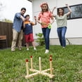 thumbnail image 2 of Champion Sports QS1 Wooden Ring Toss Set,Classic, 2 of 5
