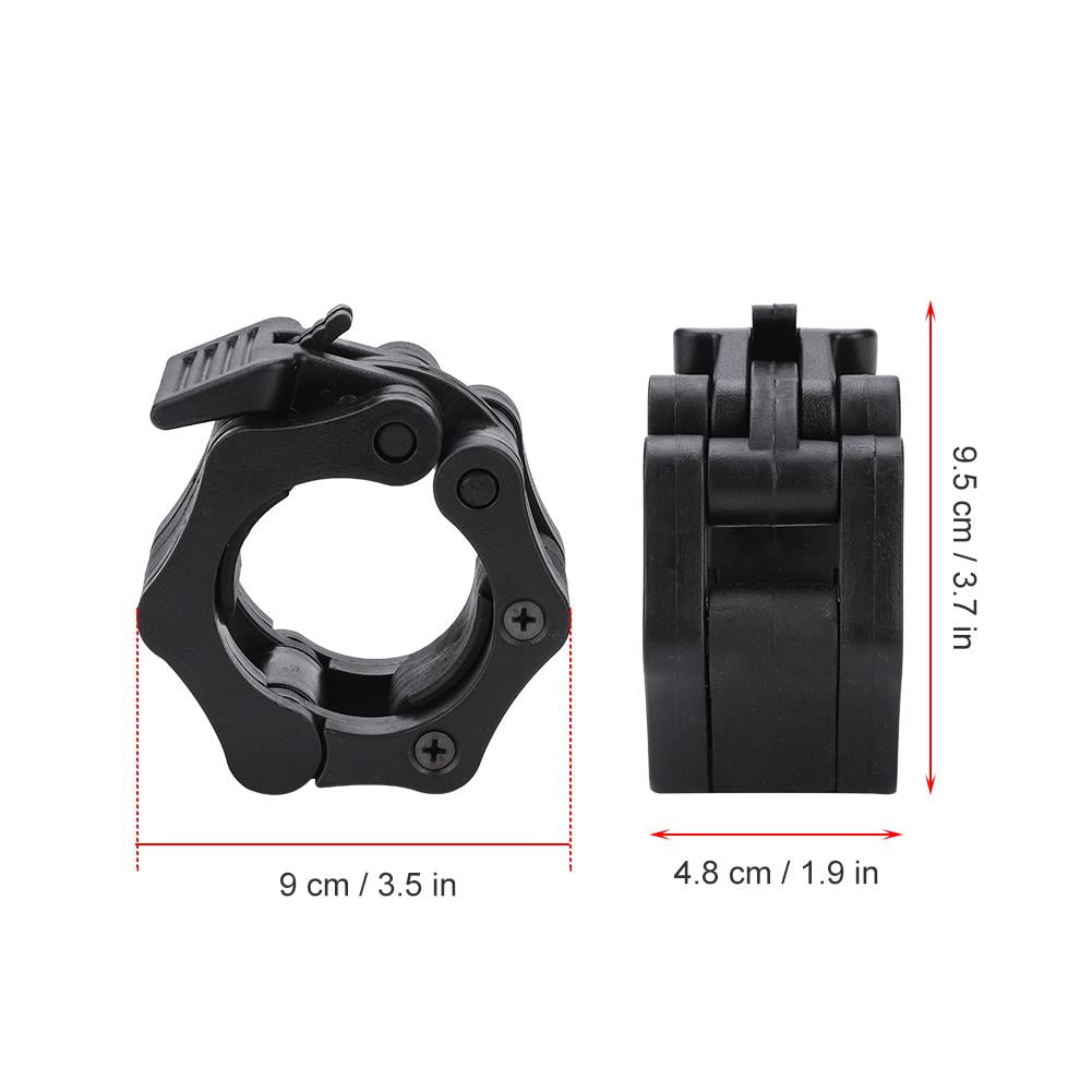 Tebru Barbell Spinlock,Barbell Lock,50mm Spinlock Collars Barbell