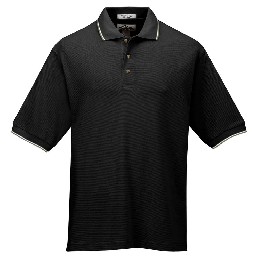 Tri-Mountain - Tri-Mountain Men's Big And Tall Mesh Golf Shirt ...