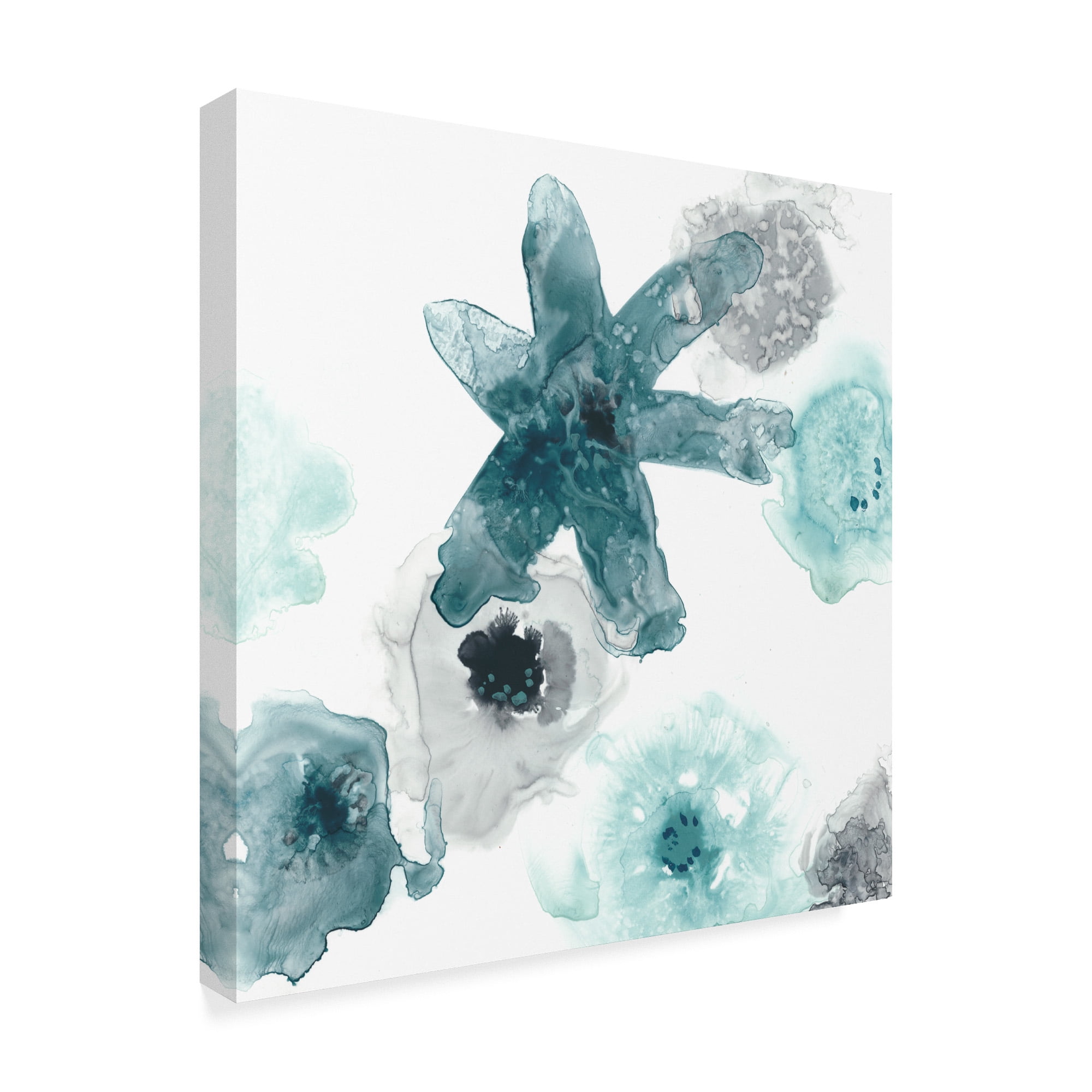 Trademark Fine Art 'Floating Indigo II' Canvas Art by June Erica Vess