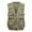 Khaki, variant on GHSOHS Men's Casual Outdoor Vest Work Fishing Travel Cargo Vest Jacket Multi Pockets Soild Washed Coat Large Size Outerwear Vests(Khaki,XL)