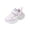 07#Pink, variant on Kids Breathable Mesh Casual Sneakers Boys Girls Hook & Loop Non Slip Soft Sole Outdoor Walking Athletic Shoes Black 22