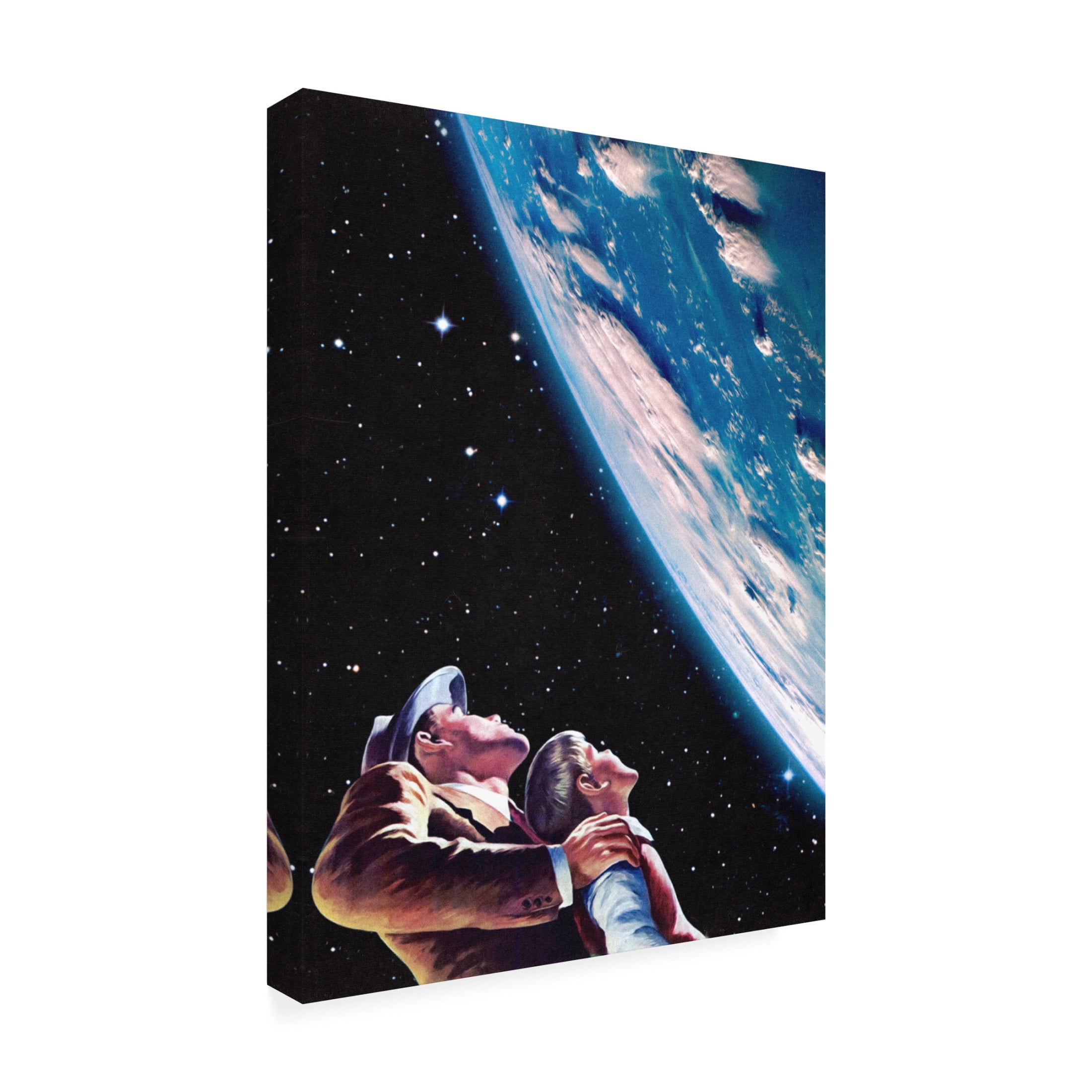 Trademark Fine Art Taudalpoi   Father and Son Canvas Wall Art