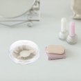 thumbnail image 3 of 5Pcs False Eyelashes Storage Boxes Round False Eyelashes Packing Box Transparent Plastic Eyelash Case Organizer Eye Lashes Travel Storage Carry Case for Girls and Women (Golden), 3 of 8