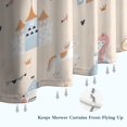 thumbnail image 6 of Minimalist Princess Pattern Shower Curtain 36"x72" ,Bathroom Decorative Shower Curtains Set with 12 Hooks,Modern Waterproof Washable Shower Curtain, 6 of 6