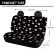 thumbnail image 4 of Psesaysky Paw Print Rear Bench Seat Covers for SUV, 2 Piece Non-Slip Car Rear Seat Covers, Durable Waterproof Back Seat Covers for Sedan and Auto, 4 of 7