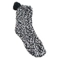 thumbnail image 4 of Jumpingount Cake Sock Coral Fleece Hosiery Christmas Gift Colorful Thicked Sleeping Home Ropa para mujer niña negro Negro 5piezas, 4 of 6