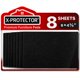 thumbnail image 1 of Protectores de fieltro para muebles X-Protector 15 x 11 cm negros, 8 piezas, 1 of 6