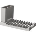 thumbnail image 1 of Collapsible Dish Drying Rack,Portable Dish Drainers for Kitchen Counter,Kitchen Storage Cabinet Organizer for Dish/Plate/Bowl/Cup/Pot Lid/Cutting Board (Gray), 1 of 7
