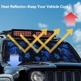 thumbnail image 5 of POLERO Accordion Car Windshield Sun Shade, Blue Sea Turtle Hibiscus Car Sun Visor to Protect UV Rays, Foldable Automotive Windshield Sunshades Keep Your Vehicle Cool & Comfort - 52.95" x 16.14", 5 of 7