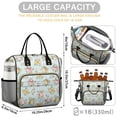 thumbnail image 5 of Pioneer Flower Floral Print Pattern Womens Lunch Box for Work,Insulated Large Lunch Bag,Leakproof Adult Lunch Bag for Work,Beach,Travel,Picnic,Camping, 5 of 6