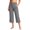 Gray, variant on Drovellove Women's Plus Size Cropped Pants with Pockets - Loose Straight Leg Yoga Pants, Soft Stretchy Casual Pants for Lounging, Weekend Errands, or Relaxed Office Days