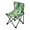 Green Tie-dye Flowers, variant on 600D Oxford Camping Chair Portable Foldable Chair Supports 220 lbs for Picnic, Fishing, Backpacking Explosion Of Blue Ink