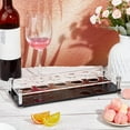 thumbnail image 2 of 12-Shot Glass Tray Holder Black Bar Acrylic Shot Glasses Holders Wine Glass Cup Serving Tray Cups Organizer Shot Glass Display, 2 of 9