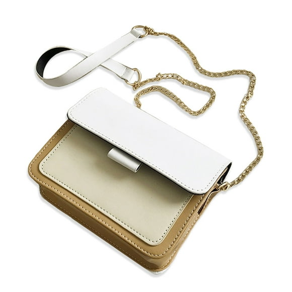 Qarigey Bandolera informal de un solo hombro para adolescentes, bolsa de mensajero para teléfono móvil de viaje, correa ajustable, accesorios de bolso Bolsas de mensajero y de hombro Blanco