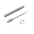 thumbnail image 3 of EeaseCA 1Pc Portable Titanium Toothpick Metal Tooth Cleaning Tool Integrated Toothpick with Holder for Home Outdoor Silver, 3 of 9