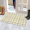 thumbnail image 5 of Rustic Elegance with Our 30x17 Buffalo Plaid Outdoor Rug - No-Skid, Absorbent Front Door Mat. Ideal for Layering & Upgrading Farmhouse Spring/Summer Decor, 5 of 6