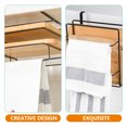thumbnail image 6 of NICEXMAS Over Cabinet Door Rack Towel Organizer 2-Pack Kitchen Storage Holder, 6 of 8