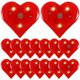 thumbnail image 3 of 20 broches rojos con forma de corazón, luminosos, brillantes, para solapa, para San Valentín, regalo, accesorios de decoración, 3 of 7