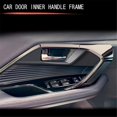 thumbnail image 2 of For Yaris 2023 Southeast Asia Version Lhd Car Inner Door Handle Bowl Panel Cover Trim Sticker Carbo, 2 of 5