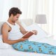 thumbnail image 5 of Fotbe Sea Turtle Pantalones de Pijama para Hombre, Pantalones de Dormir, Pantalones de Casa con Cintura Ajustable y Bolsillos-Small, 5 of 6