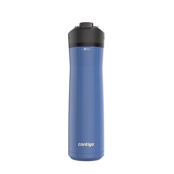 Contigo Cortland Chill 24 oz Licorice Black Insulated Stainless Steel Water Bottle