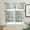 Farmyku1128, variant on Curtain Tiers Valance, Sunflower Mason Jar Positive Quotes Vintage Farmhouse Decoration Rod Pocket Window Treatment Panels for Living Room, Kitchen, Bathroom, Bedroom, 2 Panels, 27.5" x 24"