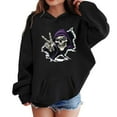 thumbnail image 2 of Tiijoy Toddler Boys Halloween Graphic Hoodie Skeleton Print Pullover Hooded Sweatshirt, Sizes 3-4T, 2 of 4