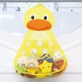 thumbnail image 4 of Juguetes de baño para bebé con 1 unidad de almacenamiento de juguetes de baño y bolsa organizadora para bañera, juego de pesca y juguetes de piscina, panda/rana/pato/tigre, malla colgante pa, 4 of 5