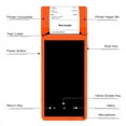 thumbnail image 3 of Printer Jet, Portable Handheld POS PDA Terminal Thernal Printer 3G Internet with GPS 58mm wifi Android 8.1 Rugged Industrial Barcode Printers ,Fast Printing, 3 of 7