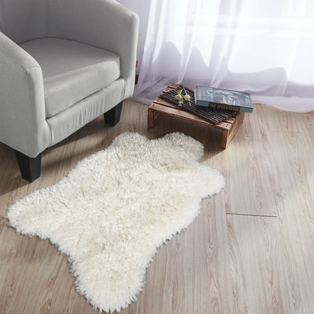 - Ottomanson Flokati Collection Faux Sheepskin Lambskin Design Shag Rug