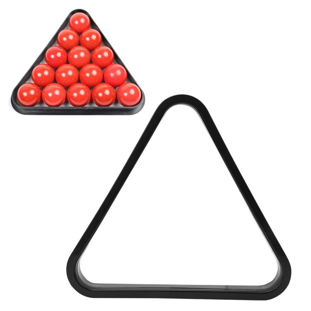 LYUMO Billiards Supplies, 2PCS Plastic Professional Billiards Triangular Frame Snooker Balls