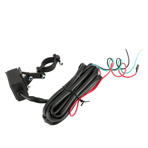 Interruptor basculante de cabrestante de cable de 2,5 m con interruptor de pulgar con revestimiento de energía duradero, ideal para todos los vehículos todoterreno para ATV/UTV/SUV de 12 V