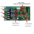 thumbnail image 4 of JIAHAOO DC 12V-36V 433MHz Motor Controller with Remote for Forward/Reverse/Stop, 60W, Limit Switch Support, 4 of 8