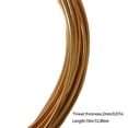 thumbnail image 3 of Aluminum Wire Thickness Bendable Wires Bike Easy to Use Handy Installation Durability Rust-proof for Crafts DIY rose gold, 3 of 9