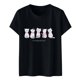 thumbnail image 1 of Blusa informal con estampado de manga corta y cuello redondo para mujer Pompotops  hfajkhk126208, 1 of 7