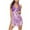 Purple, variant on VBVC Womens Tankini Swimdress with Shorts Two Piece Casual Sling Bowknot Halter Bathing Suit Dress