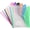 Side Loading, variant on 11-Hole Expanding File Pockets, 6 Pack Assorted Colors, Clear Binder Envelopes with Index Tabs, Top/Side Load, for School Office