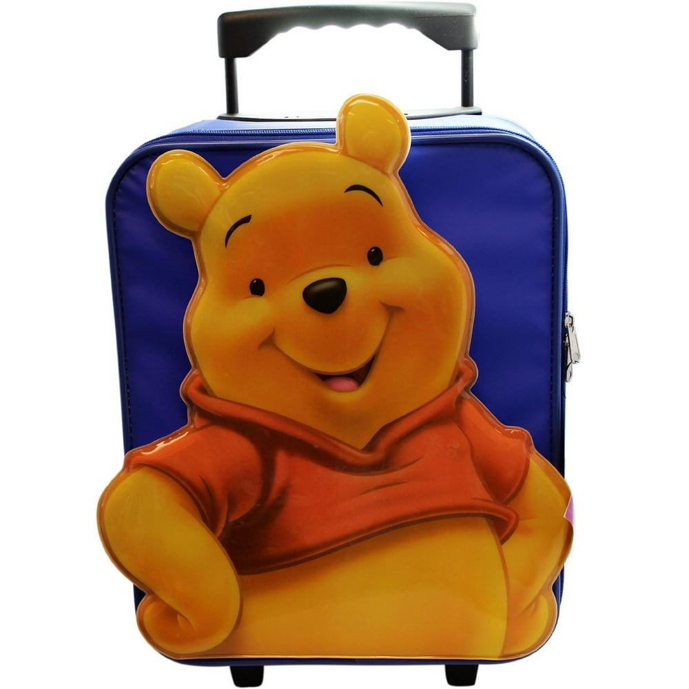 Disney Winnie the Pooh Blue Colored Children's Suitcase (14in