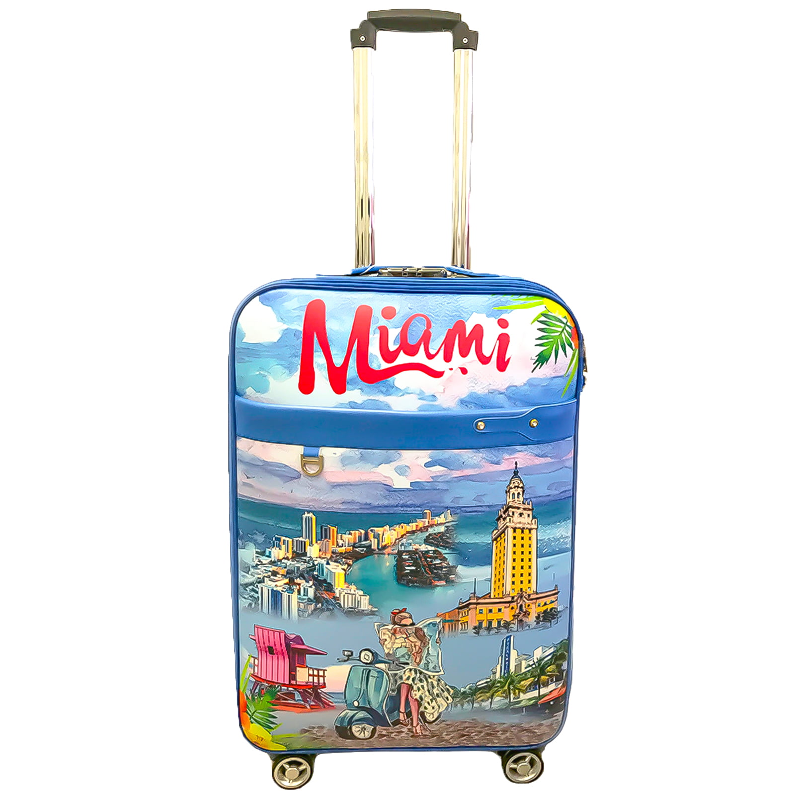 Exzact Hard Shell Suitcase Polycarbonate Travel Cabin Luggage 20” TSA Lock Black 