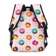 thumbnail image 4 of Disketp Colorful Donuts Backpack for Men and Women - Lightweight Backpack Classical with Multi-pockets Casual Daypack for College Workplace Travel, 4 of 5
