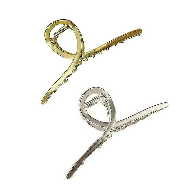 De horquillas de Metal lisas para mujer, pinzas para el cabello geométricas, tocado de Metal, accesorios para el cabello para mujer, joyería de estilismo
