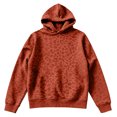 thumbnail image 4 of Women Leopard Print Hoodie Long Sleeve Casual Pullover Sweatshirt Relaxed Fit Soft Hooded Top, 4 of 4
