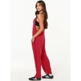 thumbnail image 3 of ANRABESS Womens Overalls Jumpsuit Sleeveless Spaghetti Strap Summer Casual Lightweight Loose Fit Baggy Pants with Pockets, 3 of 8
