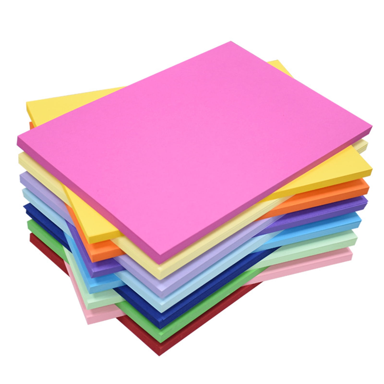 50 Sheets Colorful 8K Folding Paper Double Sided for Art Craft, DIY Arts, School, Coloured Paper, Handmade Folding Paper