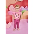 thumbnail image 2 of Garanimals Baby Girl Print Jersey Leggings with Lettuce-Edge Hem, Sizes 0M-24M, 2 of 5