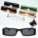 thumbnail image 2 of Lentes De Sol Cuadrados Para Hombre/Mujer Con Marco Cuadrado Estilo Hip-Hop Uv400, 2 of 4
