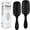 Black, variant on Detangler Brush by - Detangling brush w/Ultra-Soft Bristles - Glide Through Tangles with Ease - For Curly, Fine, Black Natural, Women, Men, Kids - Dry and Wet Hair
