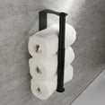 thumbnail image 5 of Wekvgz Paper Holder Paper Towel Holder Under Cabinet Wall Mount Stainless Steel Tissue Paper Roll Holder Heavy Duty Paper Roll Hanger Adhesive or Drilling Paper Towel Rack Durable Toilet Roll Holder, 5 of 11