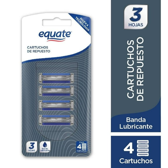 Cartuchos de repuesto Equate 4 pzas